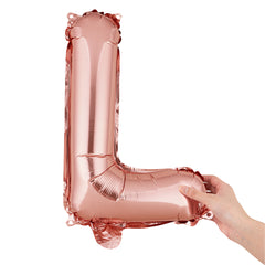 Balloonify Rose Gold Mylar Letter L Balloon - 16