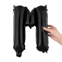 Balloonify Black Mylar Letter M Balloon - 16