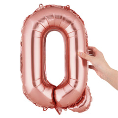 Balloonify Rose Gold Mylar Letter Q Balloon - 16