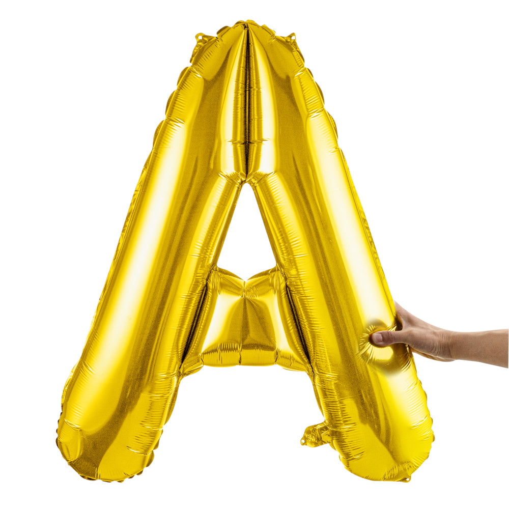 Balloonify Gold Mylar Letter A Balloon - 40" - 1 count box