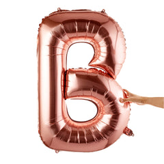 Balloonify Rose Gold Mylar Letter B Balloon - 40