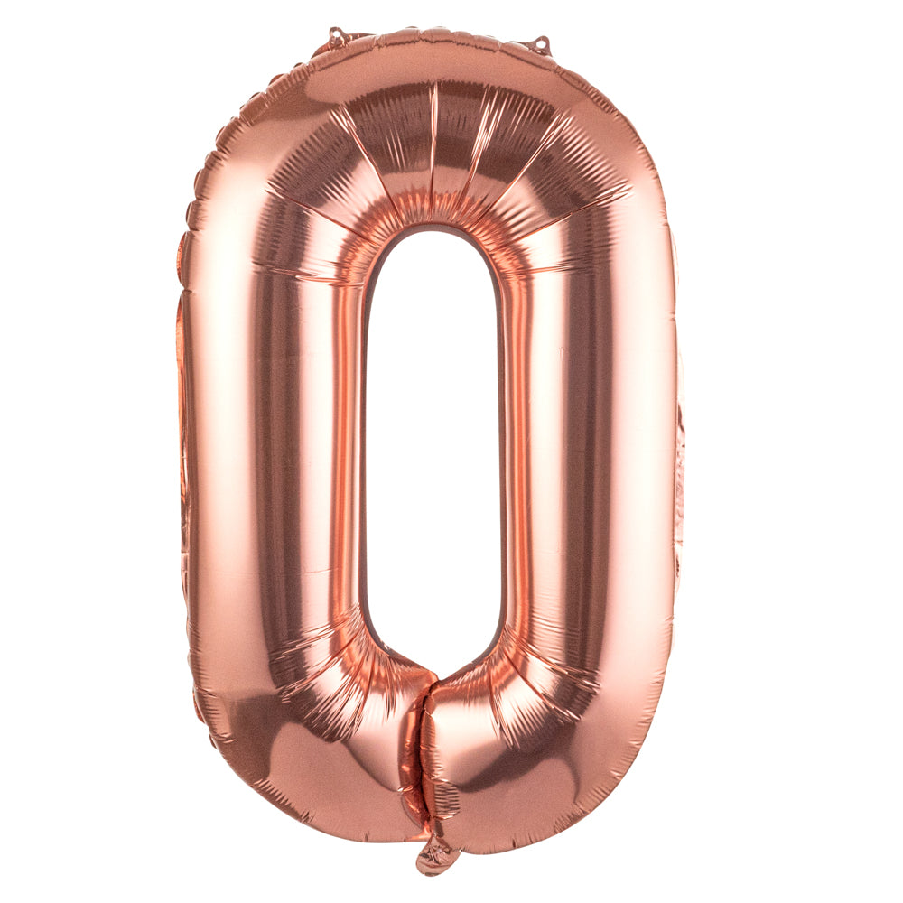 Balloonify Rose Gold Mylar Letter O Balloon - 40" - 1 count box