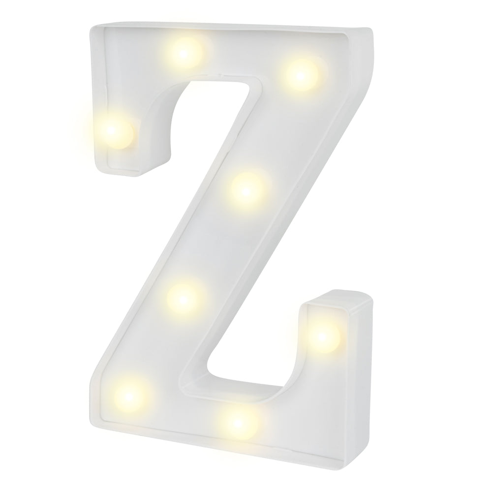 Illumify White LED Marquee Letter Z Sign - 8 3/4" - 1 count box