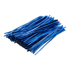 Bag Tek Blue Metallic Twist Tie / Bag Tie - 6