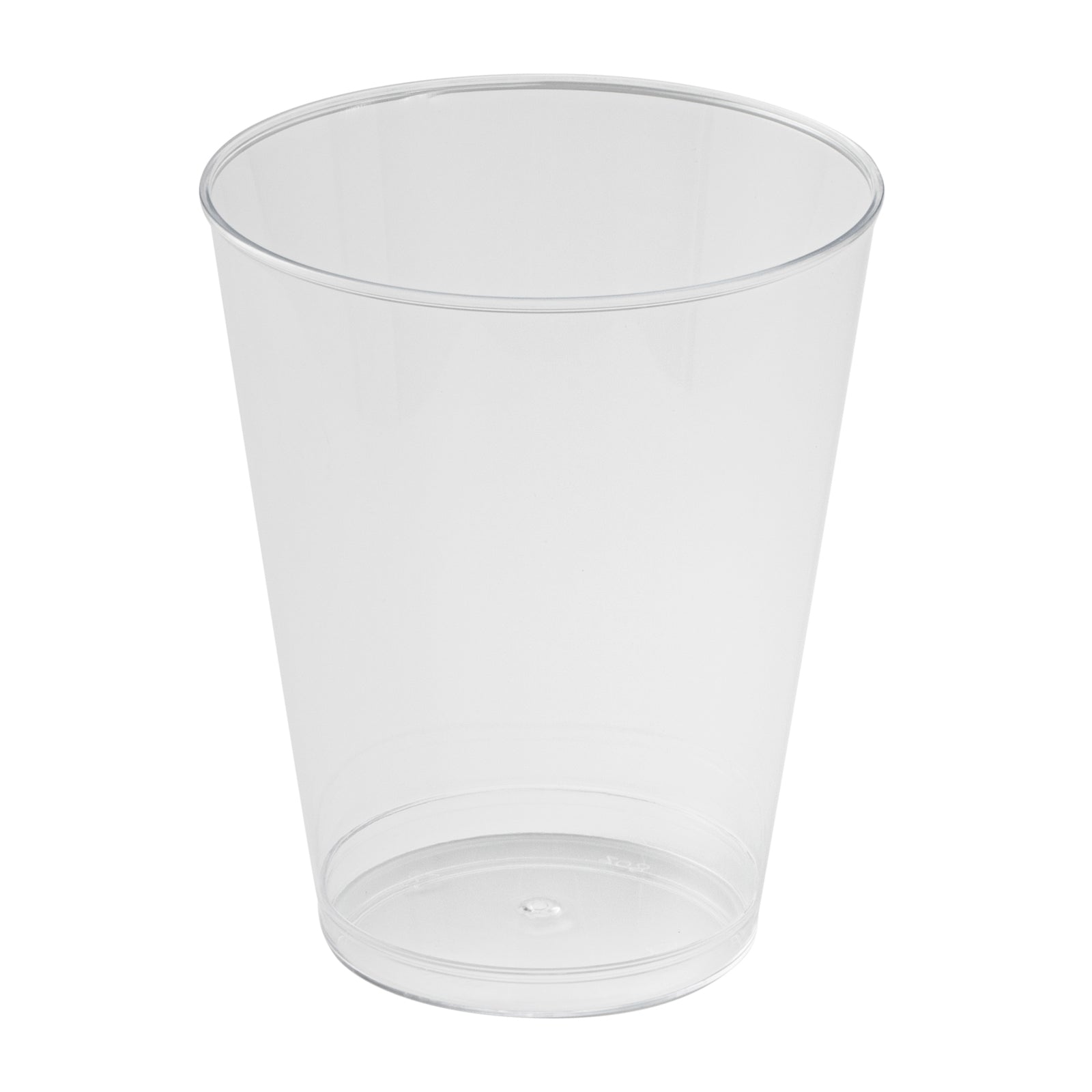 RW Base 8 oz Clear Plastic Tumbler - 3" x 3" x 3 1/4" - 500 count box