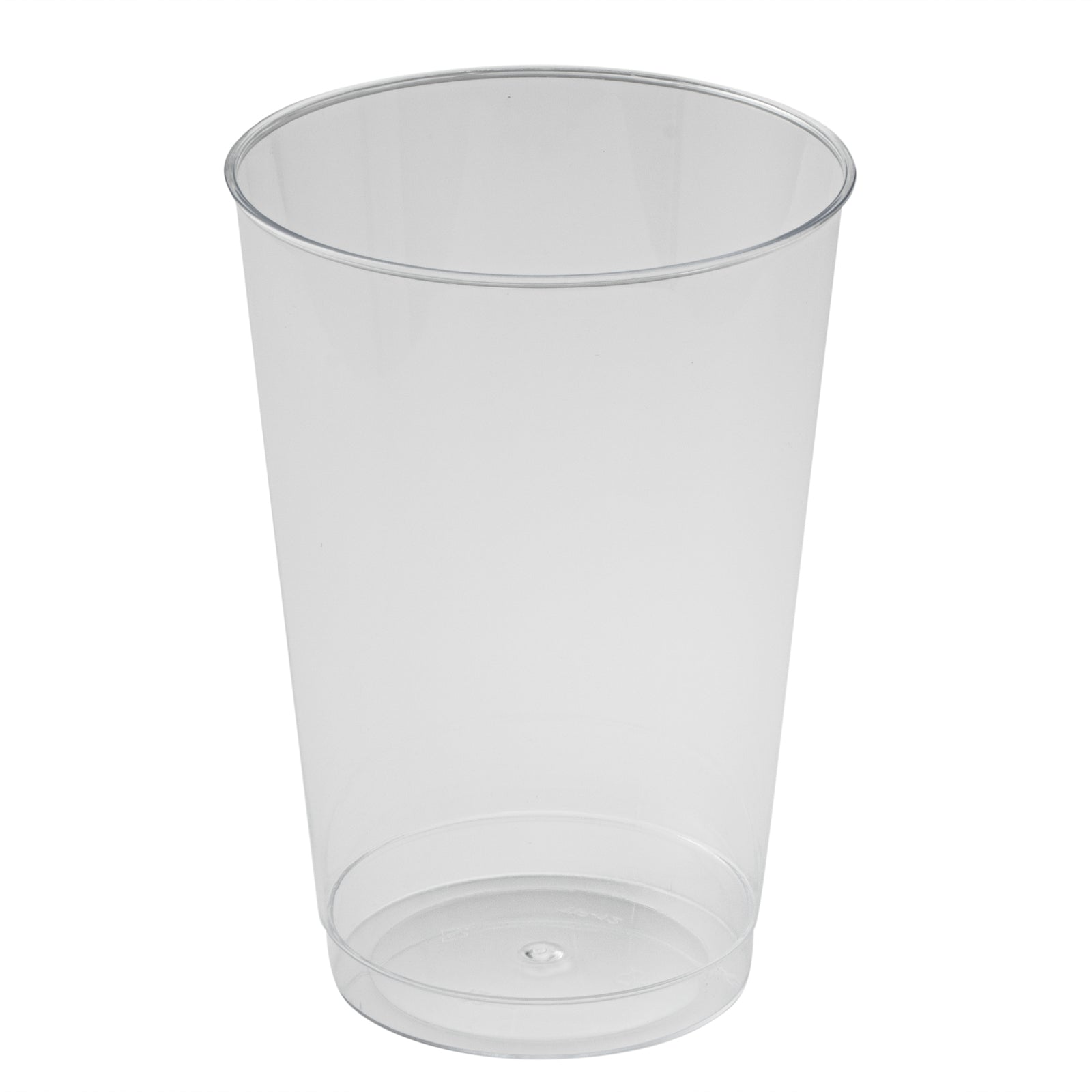 RW Base 12 oz Clear Plastic Tumbler - 3" x 3" x 4 1/4" - 500 count box