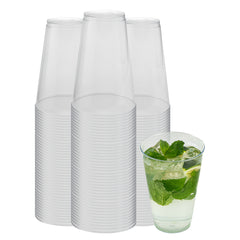 RW Base 14 oz Clear Plastic Tumbler - 3 1/4