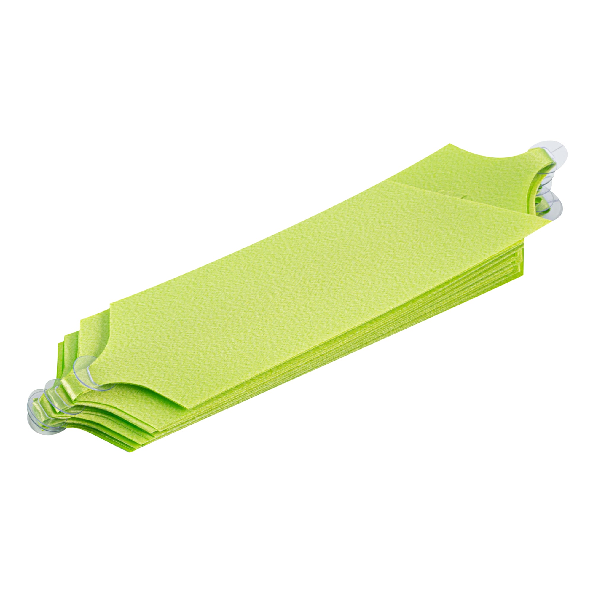 Gift Tek Green Plastic Flora Satin Pull Bow - 5 1/2" - 1000 count box