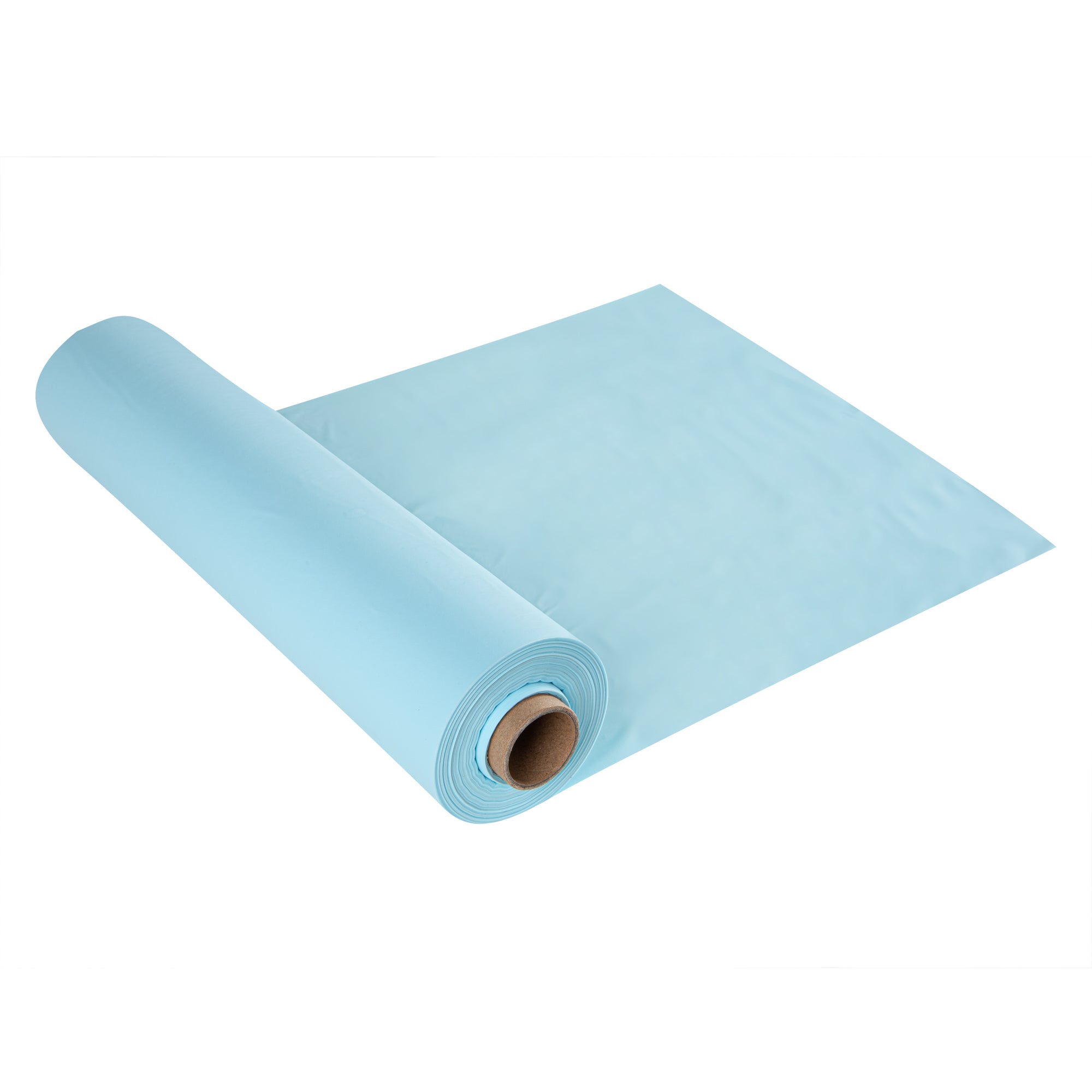 Table Tek Blue Plastic Table Cover Roll - with Slide Cutter - 100' x 54" - 10 count box