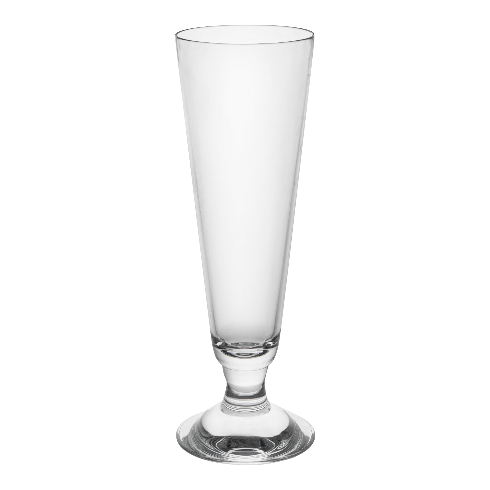 Bev Tek 14 oz Polycarbonate Pilsner Beer Glass - 3 1/4" x 3 1/4" x 9 1/4" - 24 count box