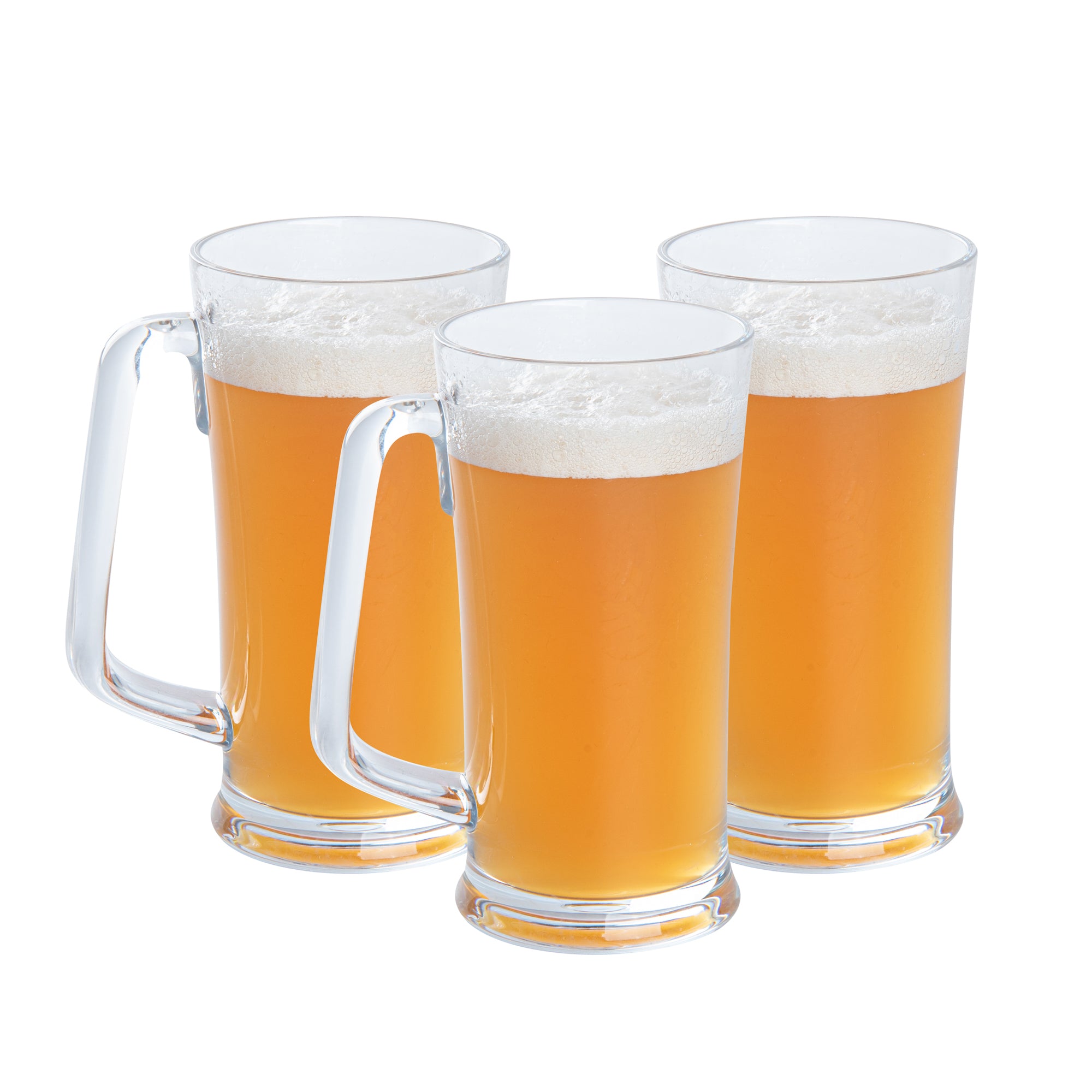 Bev Tek 17 oz Polycarbonate Beer Mug - 4 3/4" x 3 1/4" x 6 1/2" - 48 count box