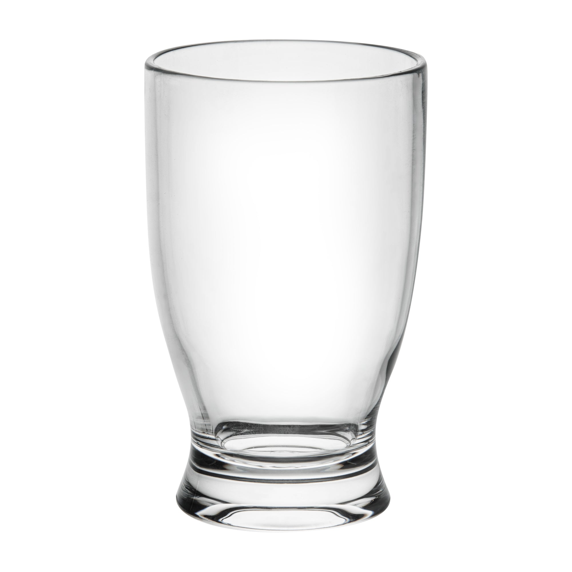 Bev Tek 12 oz Polycarbonate Craft Beer Glass - 3" x 3" x 5" - 48 count box