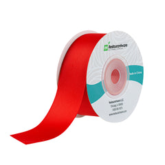 Gift Tek Red Polyester Satin Ribbon - Single Face - 1