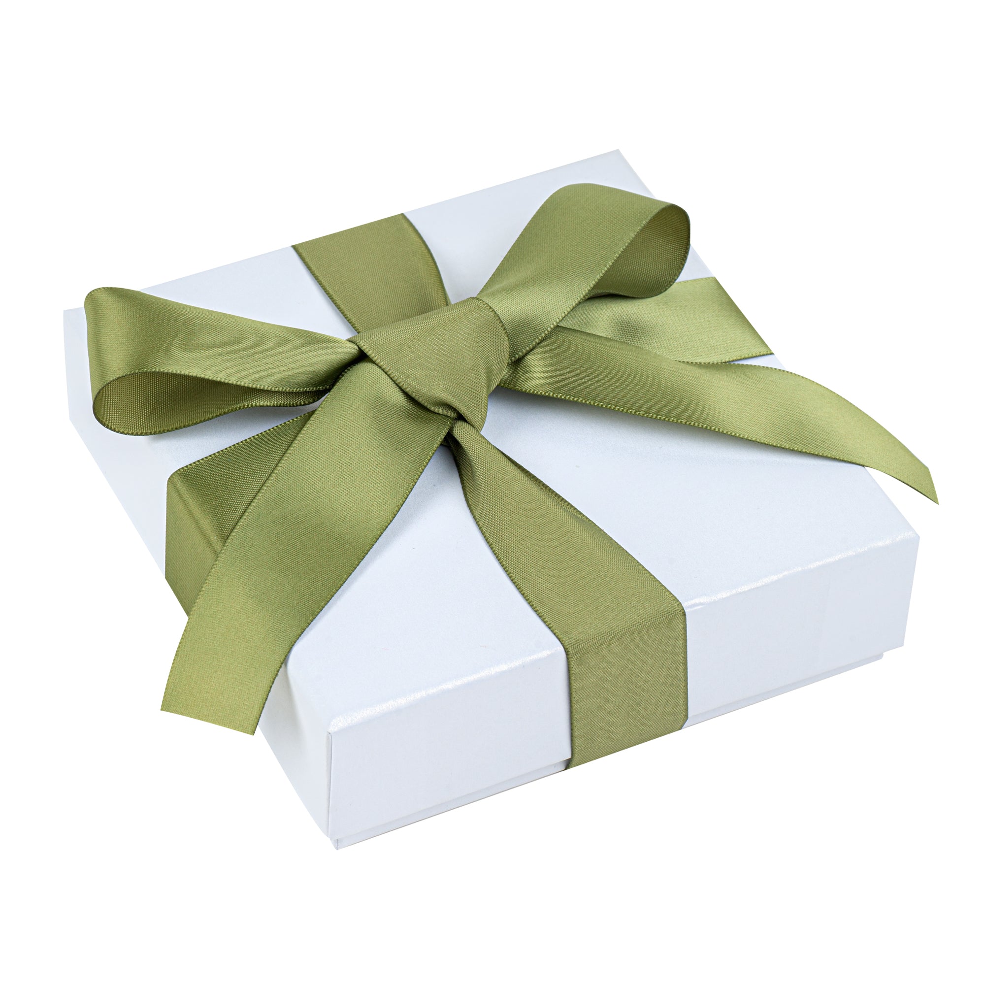 Gift Tek Spring Moss Green Polyester Satin Ribbon - Single Face - 1" x 10 yds - 10 count box