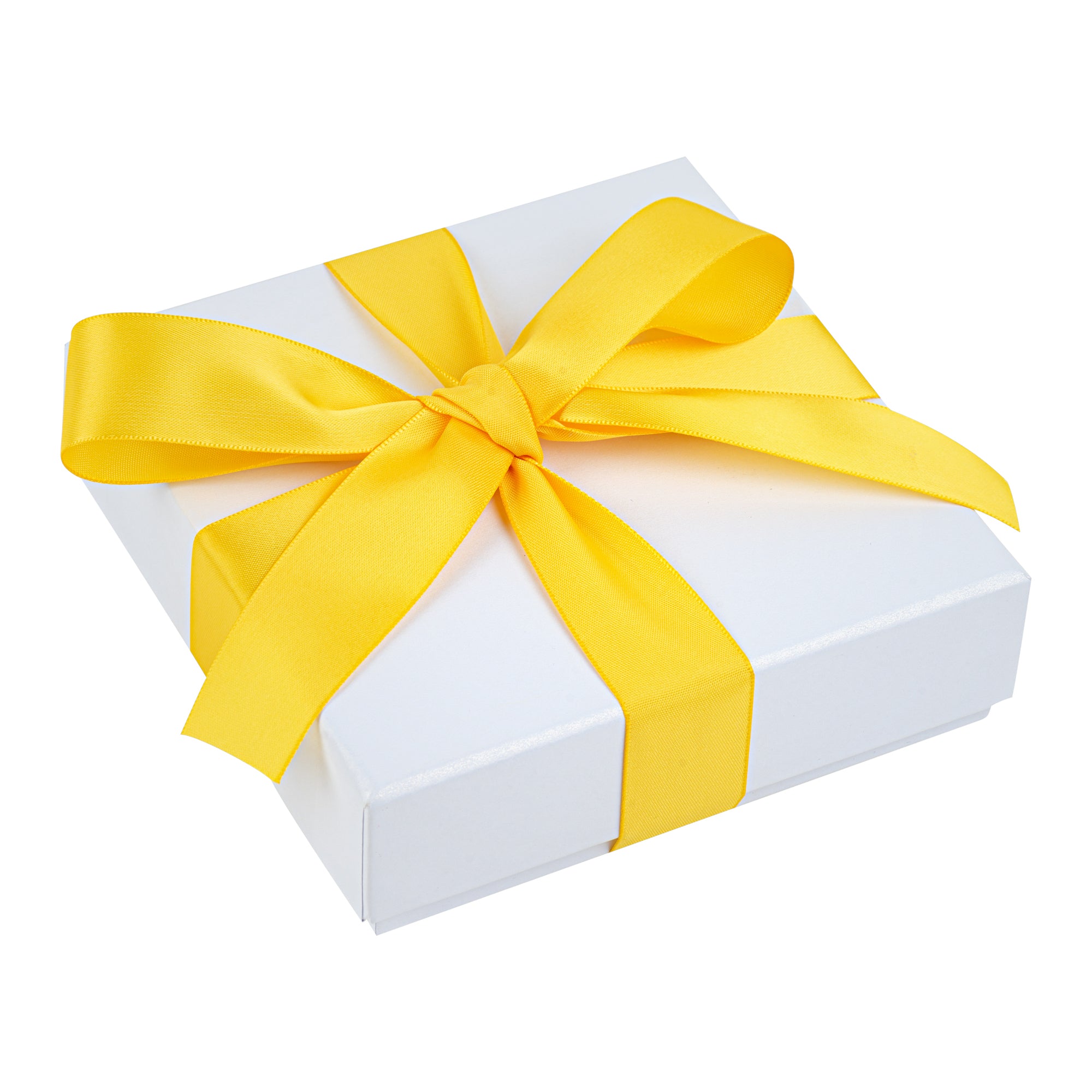 Gift Tek Yellow Polyester Satin Ribbon - Single Face - 1" x 10 yds - 10 count box