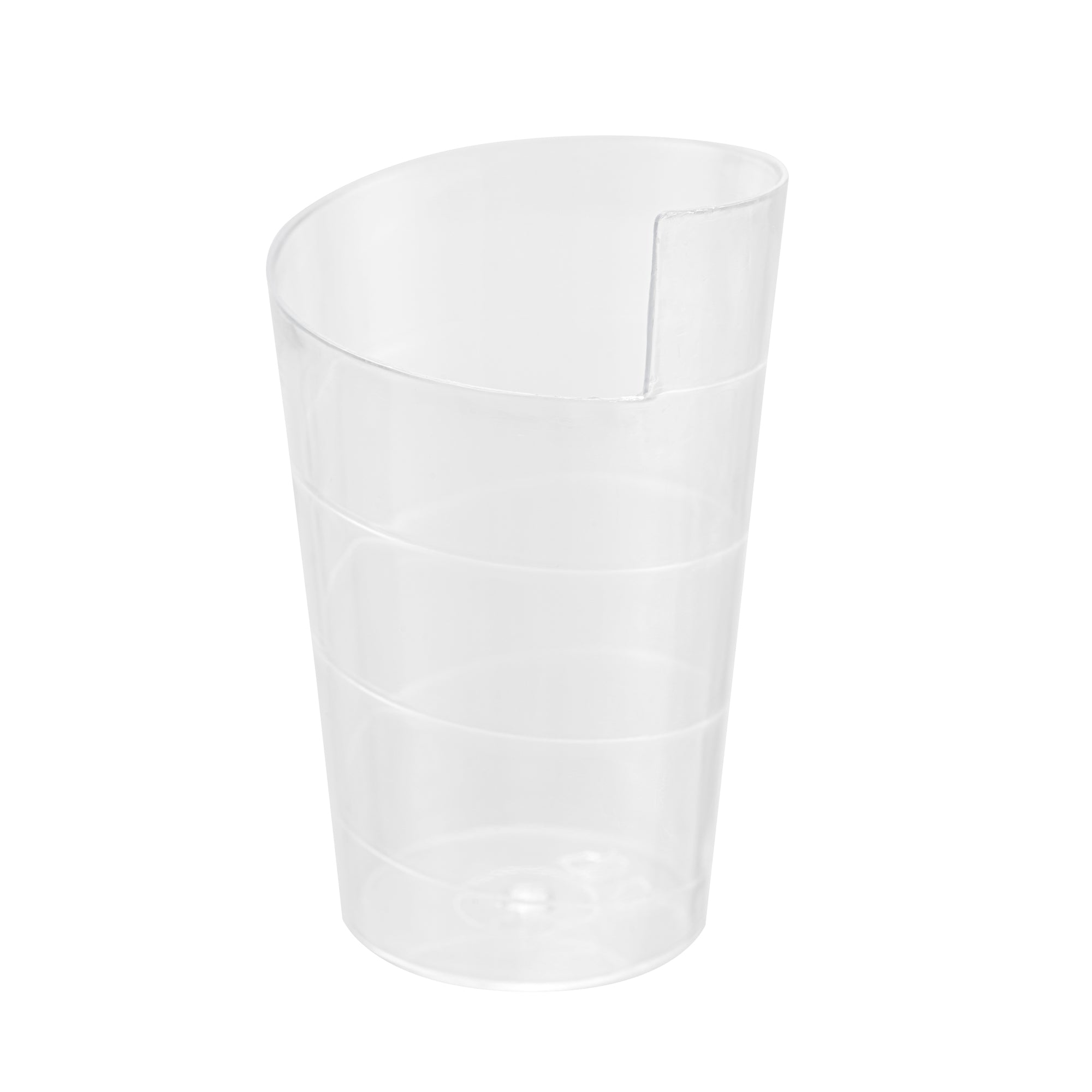 Mini Serve 2 oz Clear Plastic Spiral Cup - 1 3/4" x 1 3/4" x 2 3/4" - 100 count box