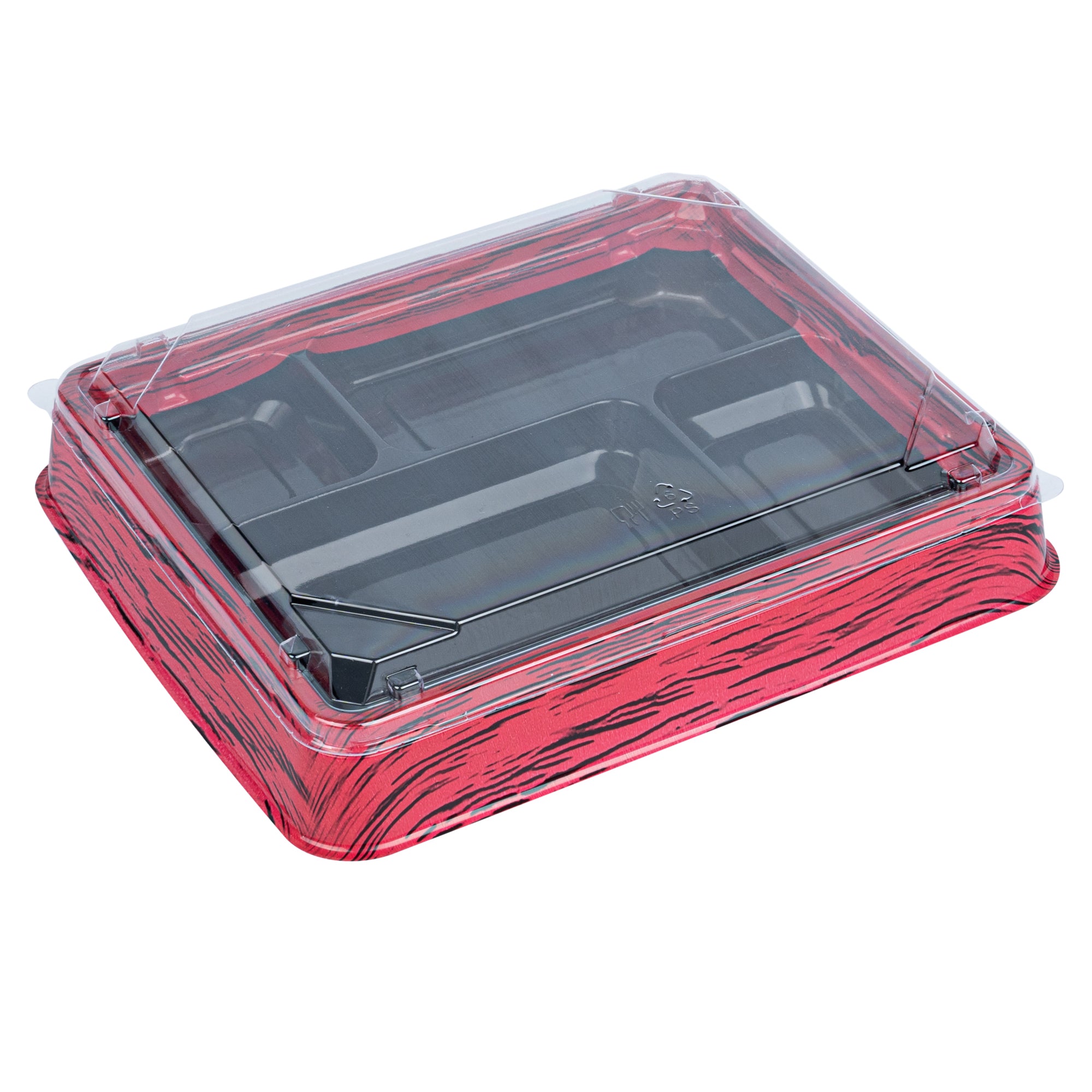 Bento Tek Rectangle Clear Plastic Lid - Fits 15 oz Bento Box - 100 count box