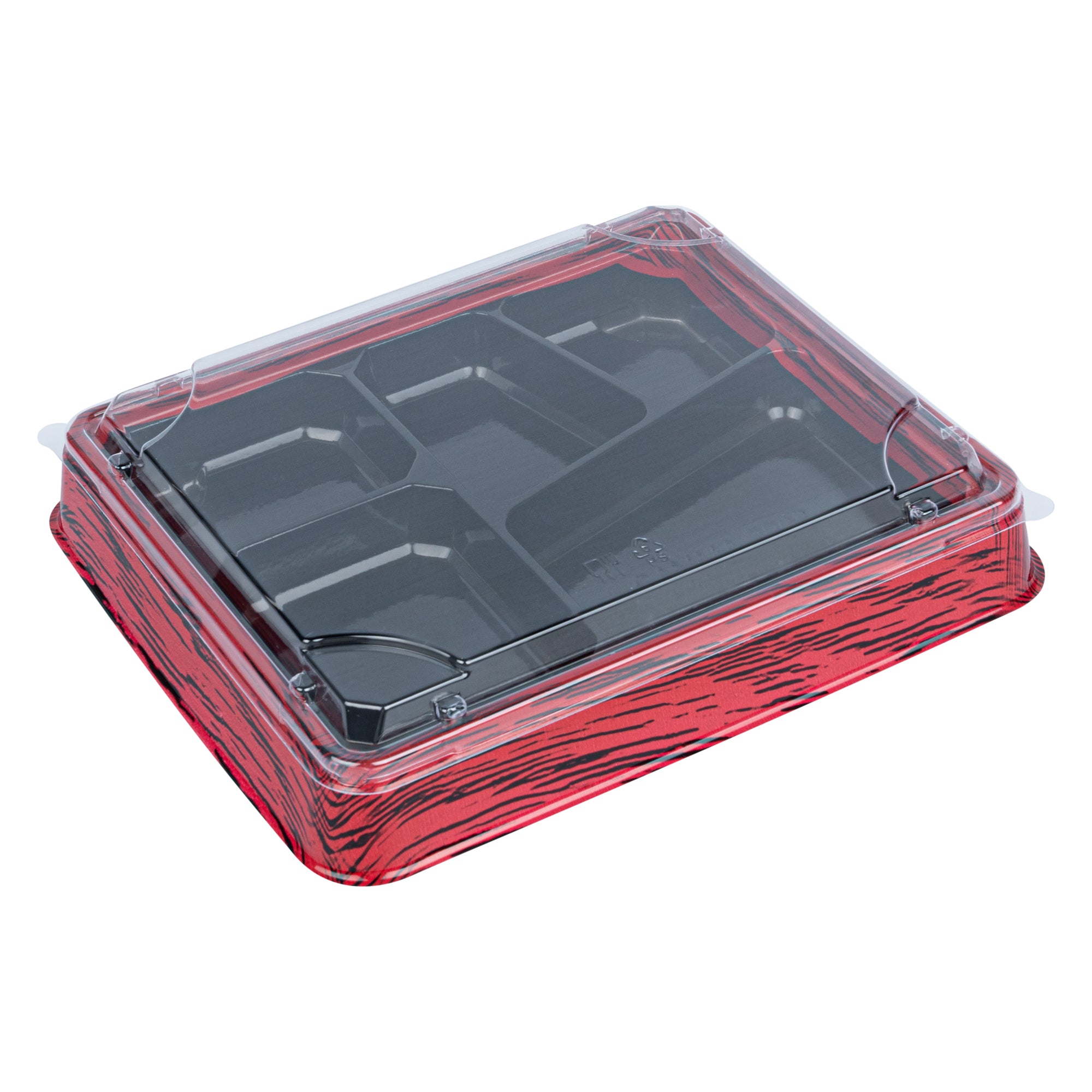 Bento Tek Rectangle Clear Plastic Lid - Fits 18 oz Bento Box - 100 count box