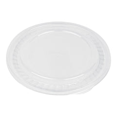 Bento Tek Round Clear Plastic Lid - Fits 10 oz Asian Style Bowl - 7'' x 7'' - 100 count box