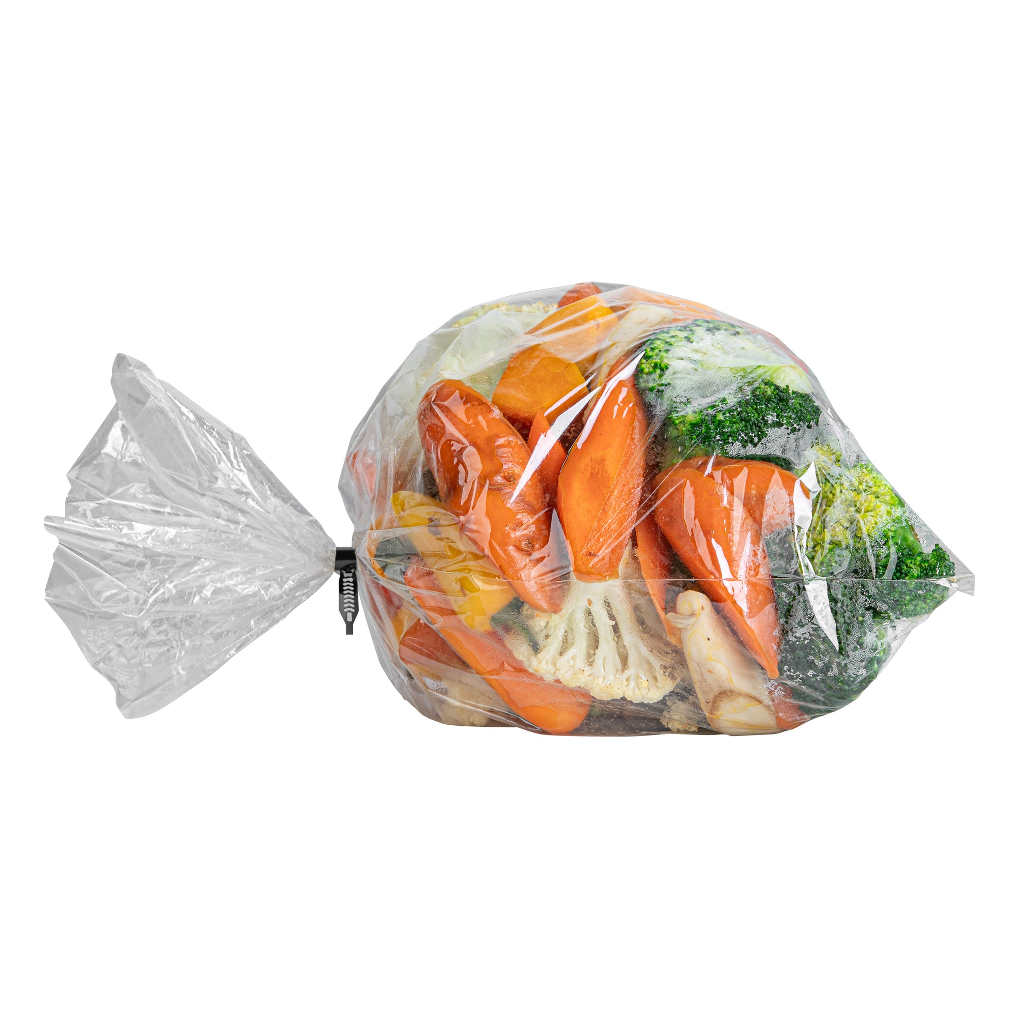 Fresh Hero Clear Plastic Oven Bag - with Ties, BPA-Free - 14" × 17" - 200 count box