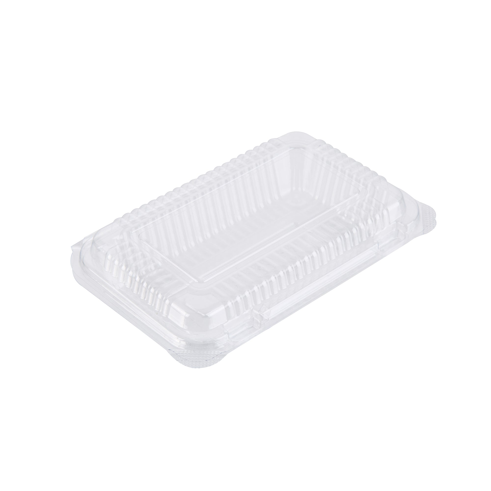 Thermo Tek Rectangle Clear Plastic Clamshell Container - 6" x 4" x 1 1/2" - 100 count box