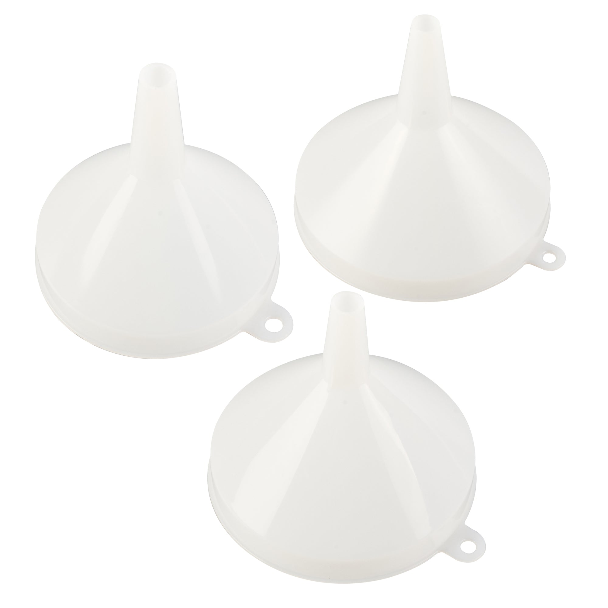 Met Lux White Plastic Funnel Set - 3-Piece - 1 count box