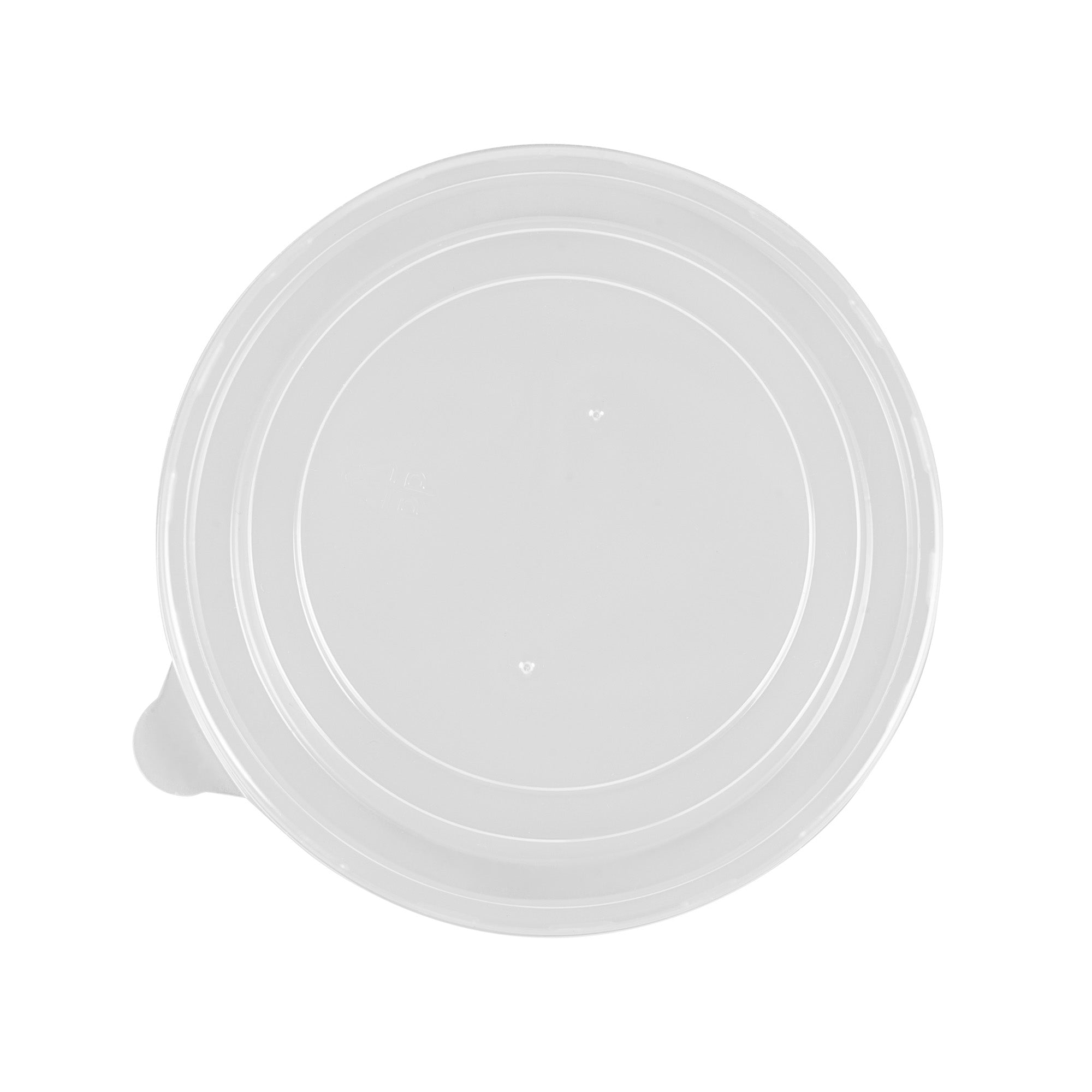 Bio Tek Round Clear Plastic Soup Container Lid - Fits 12 / 18 oz - 200 count box