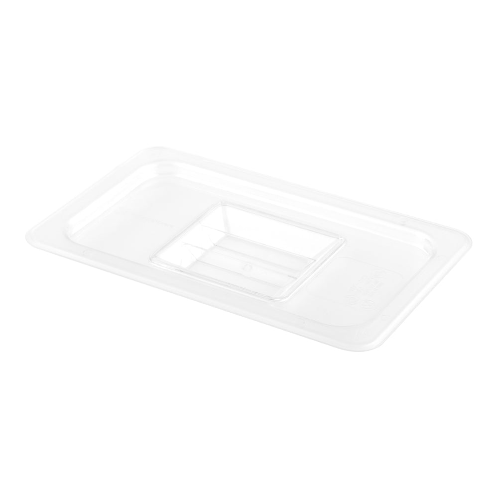 Met Lux Rectangle Clear Plastic Lid - Fits 1/4 Size Cold Food Storage Container - 10 count box