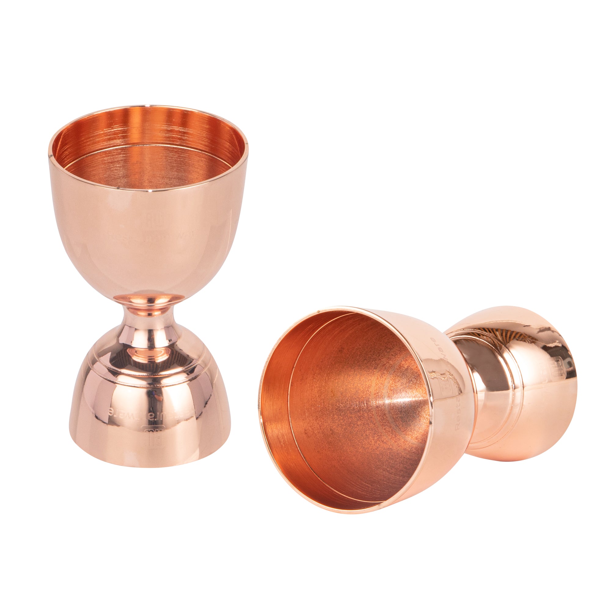 Bar Lux 1 oz / 2 oz Copper-Plated Stainless Steel Jigger - Negroni - 1 count box