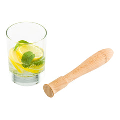 Bar Lux Natural Wood Muddler - 7 1/2