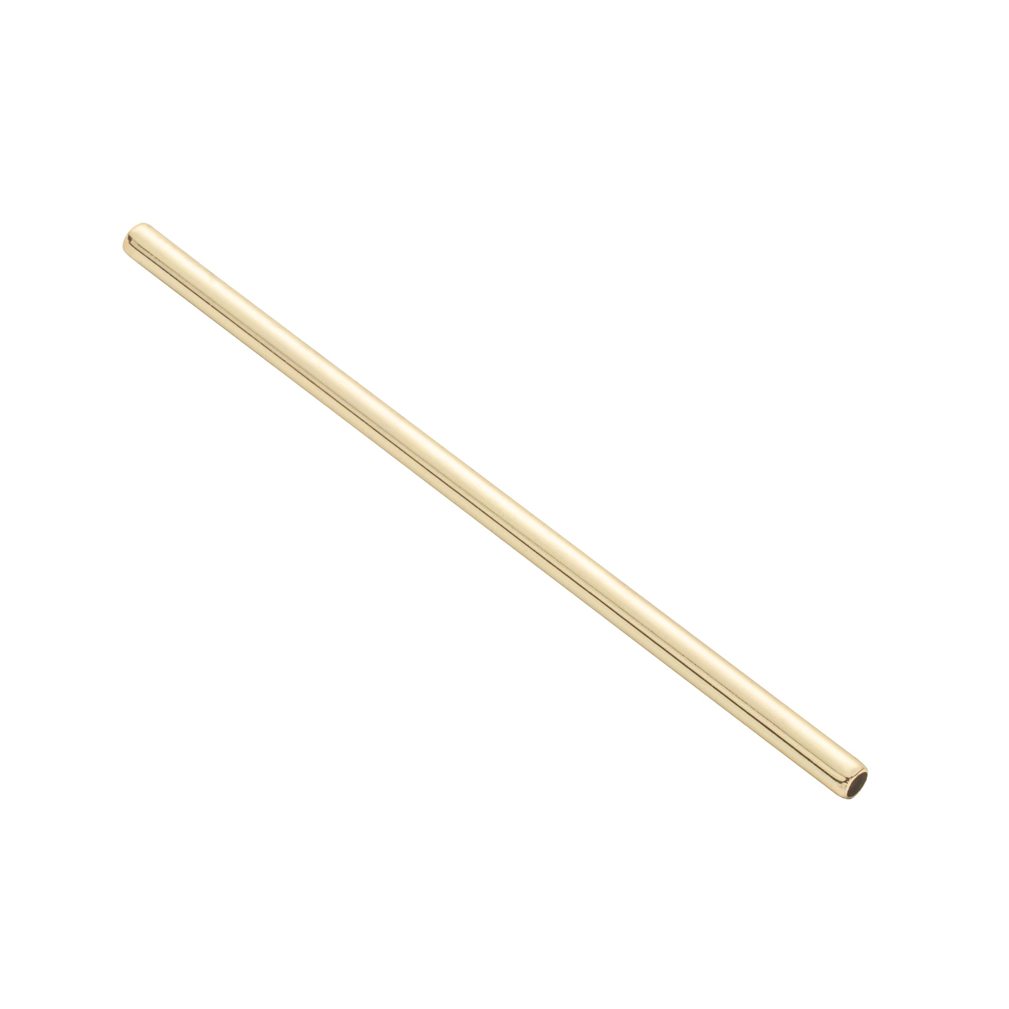 Bar Lux Gold-Plated Stainless Steel Straw - 5" - 2 count box