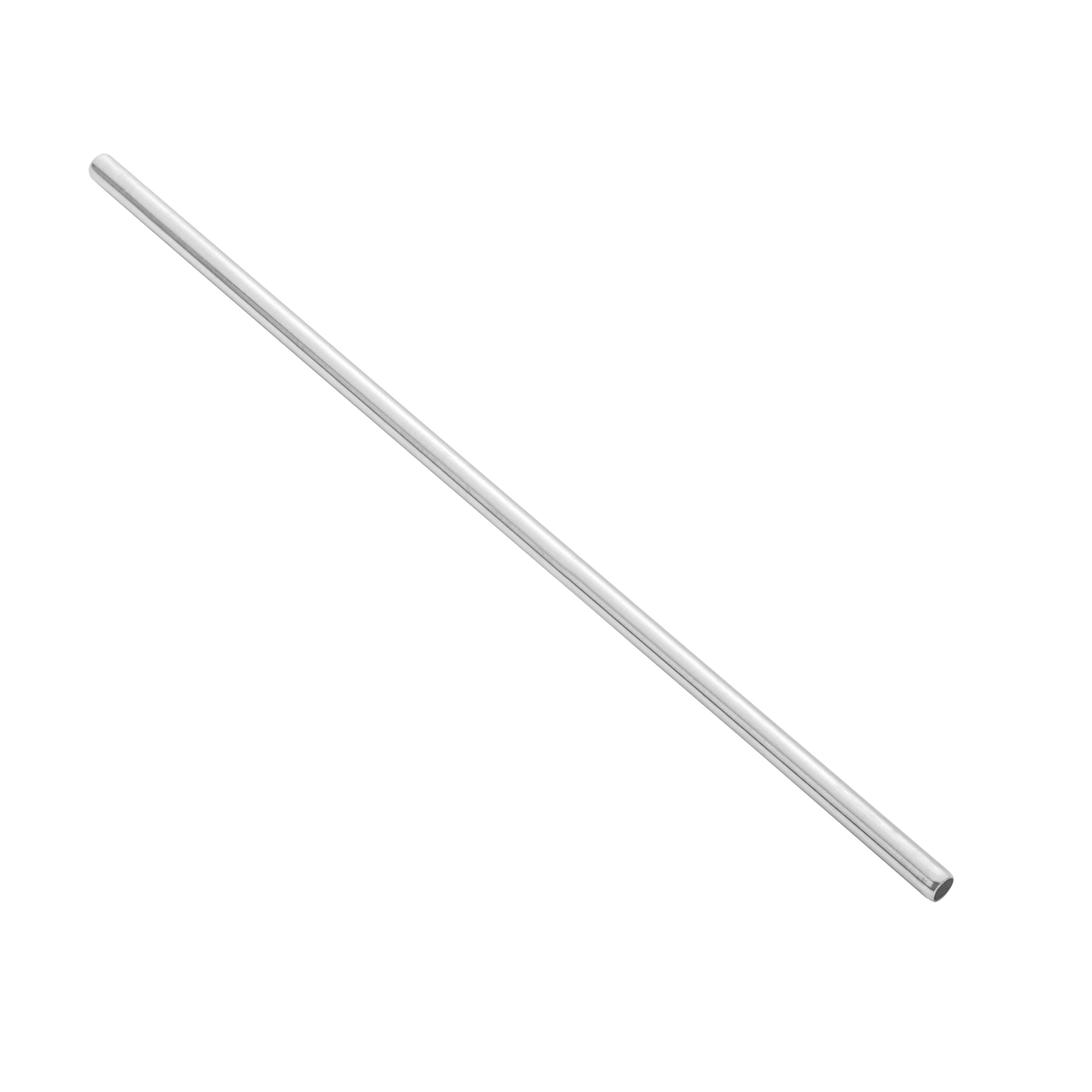 Bar Lux Stainless Steel Straw - 7 1/2" - 2 count box