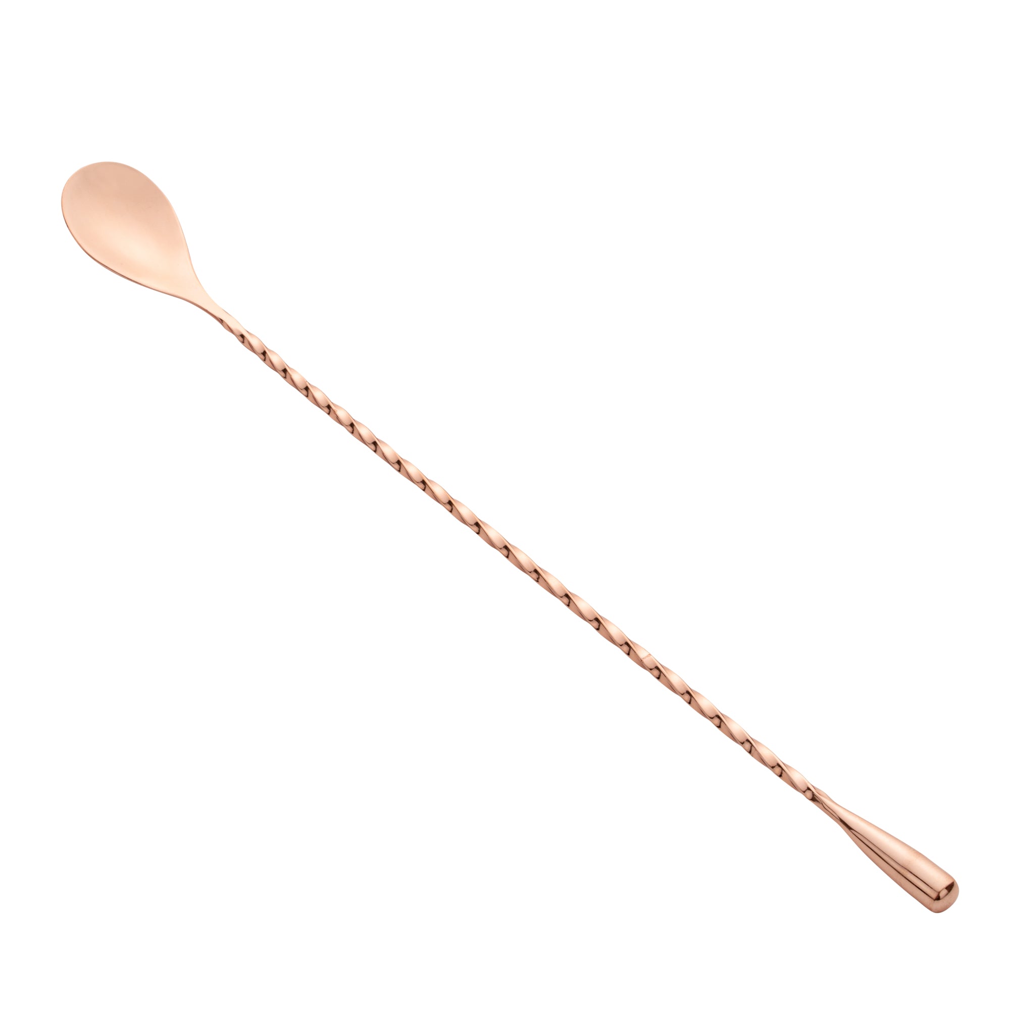 Bar Lux Copper-Plated Stainless Steel Belicoso Barspoon - 12" - 1 count box