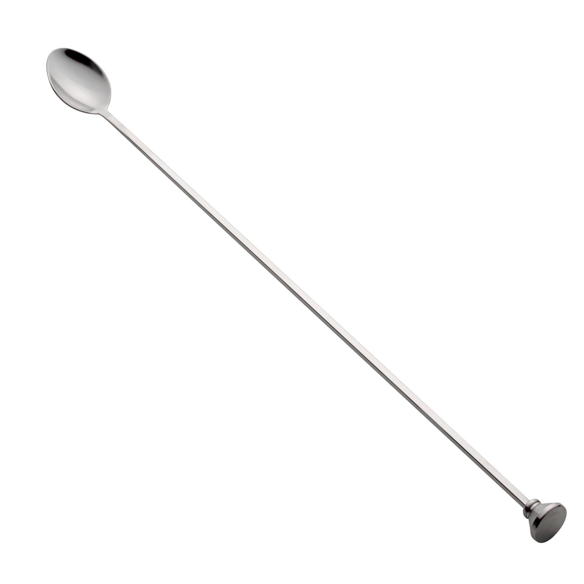 Bar Lux Stainless Steel Muddler Barspoon - 16" x 1 1/4" x 3/4" - 1 count box