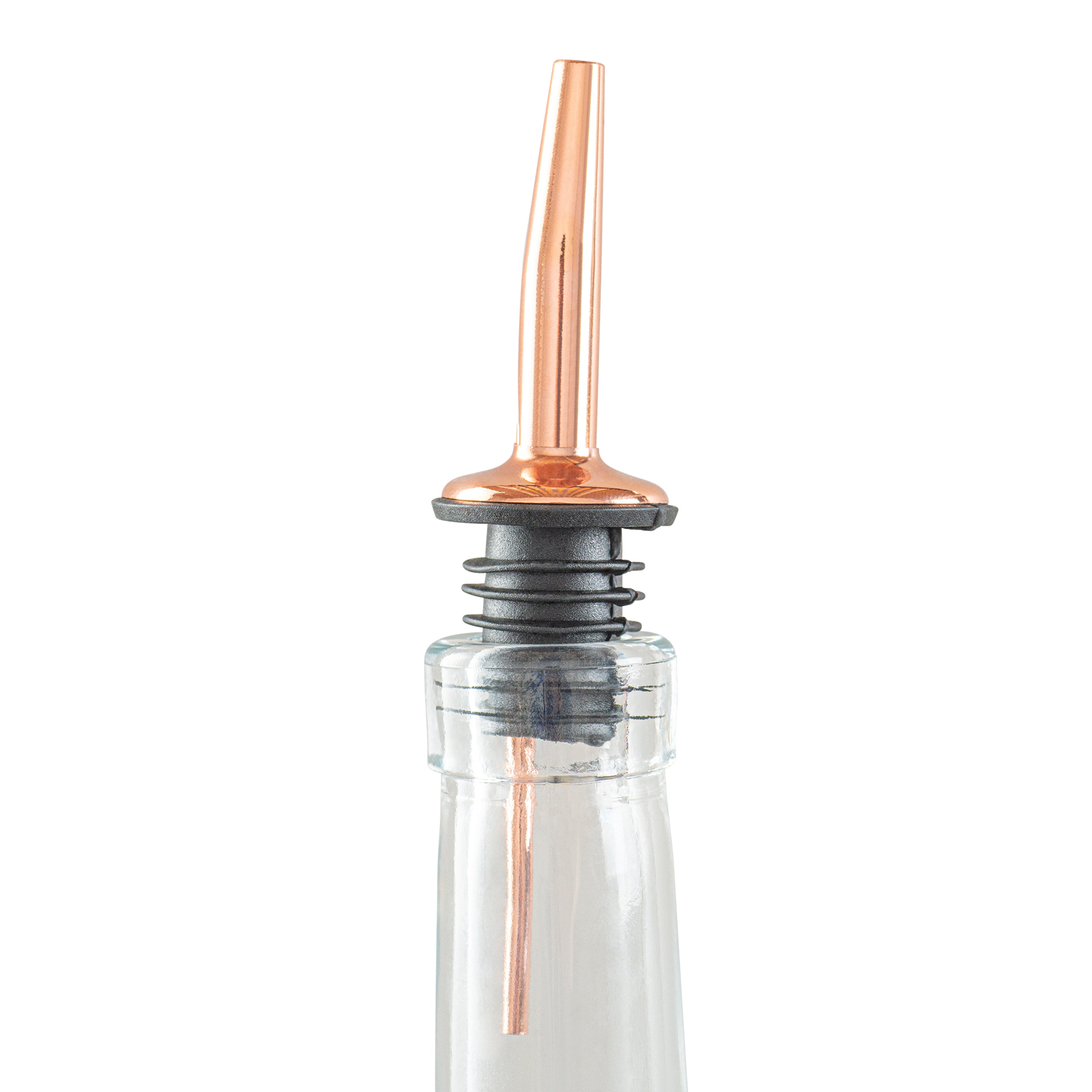 Bar Lux Copper-Plated Stainless Steel Speed Pourer - 4 1/4" x 1 1/4" x 1 1/4" - 4 count box