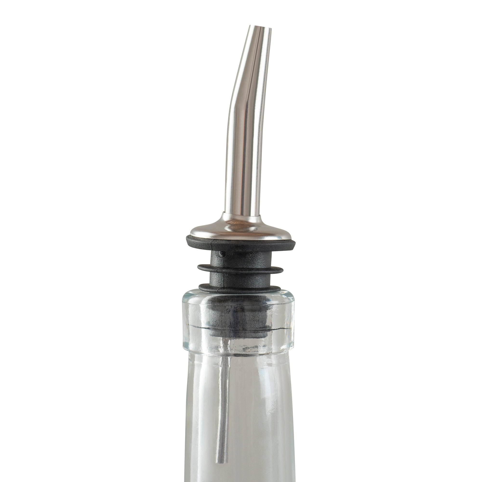 Bar Lux Stainless Steel Speed Pourer - 4 1/4" x 1 1/4" x 1 1/4" - 4 count box