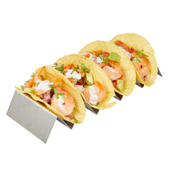 Stainless Steel Quadruple Taco Holder - 10 3/4