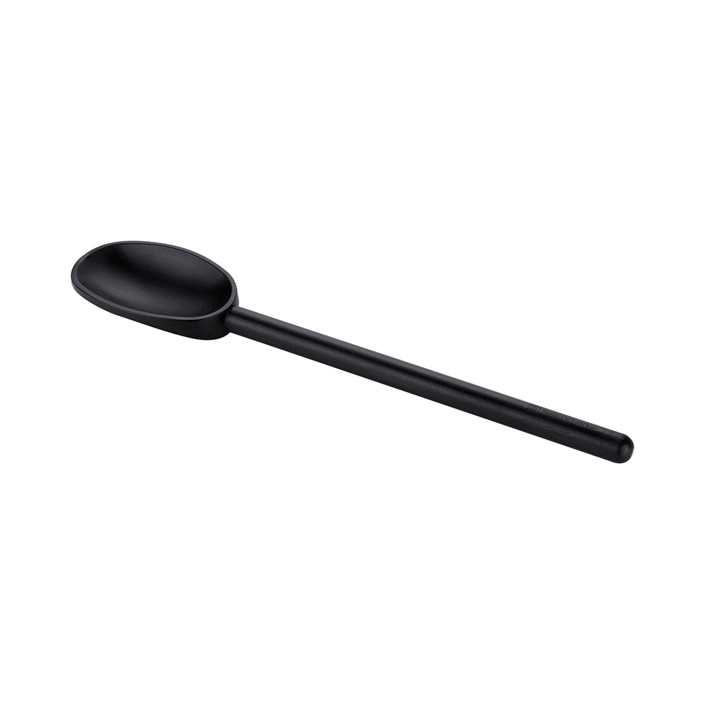 Met Lux Black Nylon High Heat Spoon - 12" x 2 1/4" x 1/2" - 1 count box