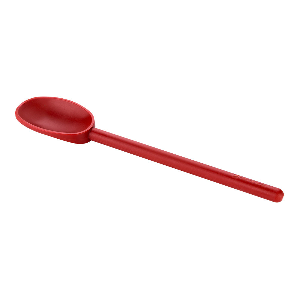 Met Lux Red Nylon High Heat Spoon - 12" x 2 1/4" x 1/2" - 1 count box