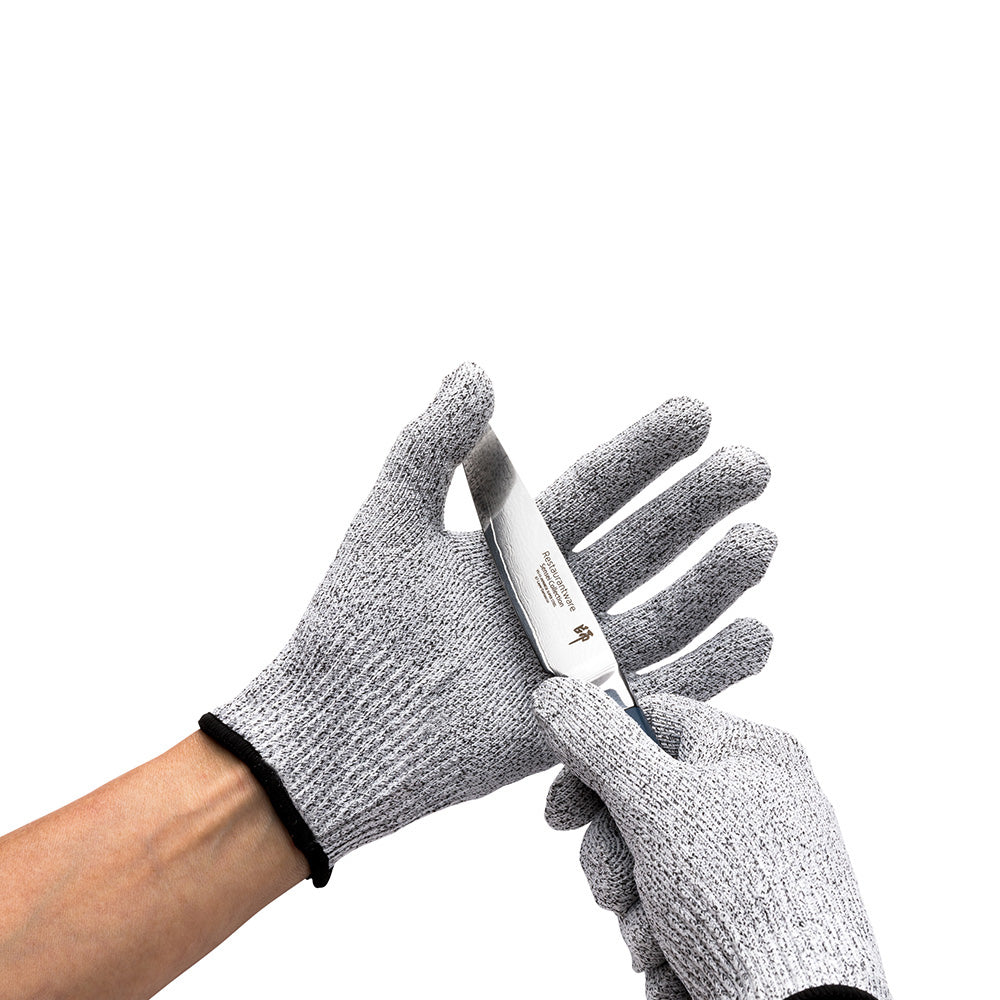 Life Protector Gray Small Cut-Resistant Glove - Level 5, Food Safe - 7" x 5" - 1 count box