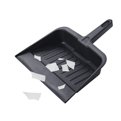 RW Clean Black Plastic Handheld Dustpan - 13