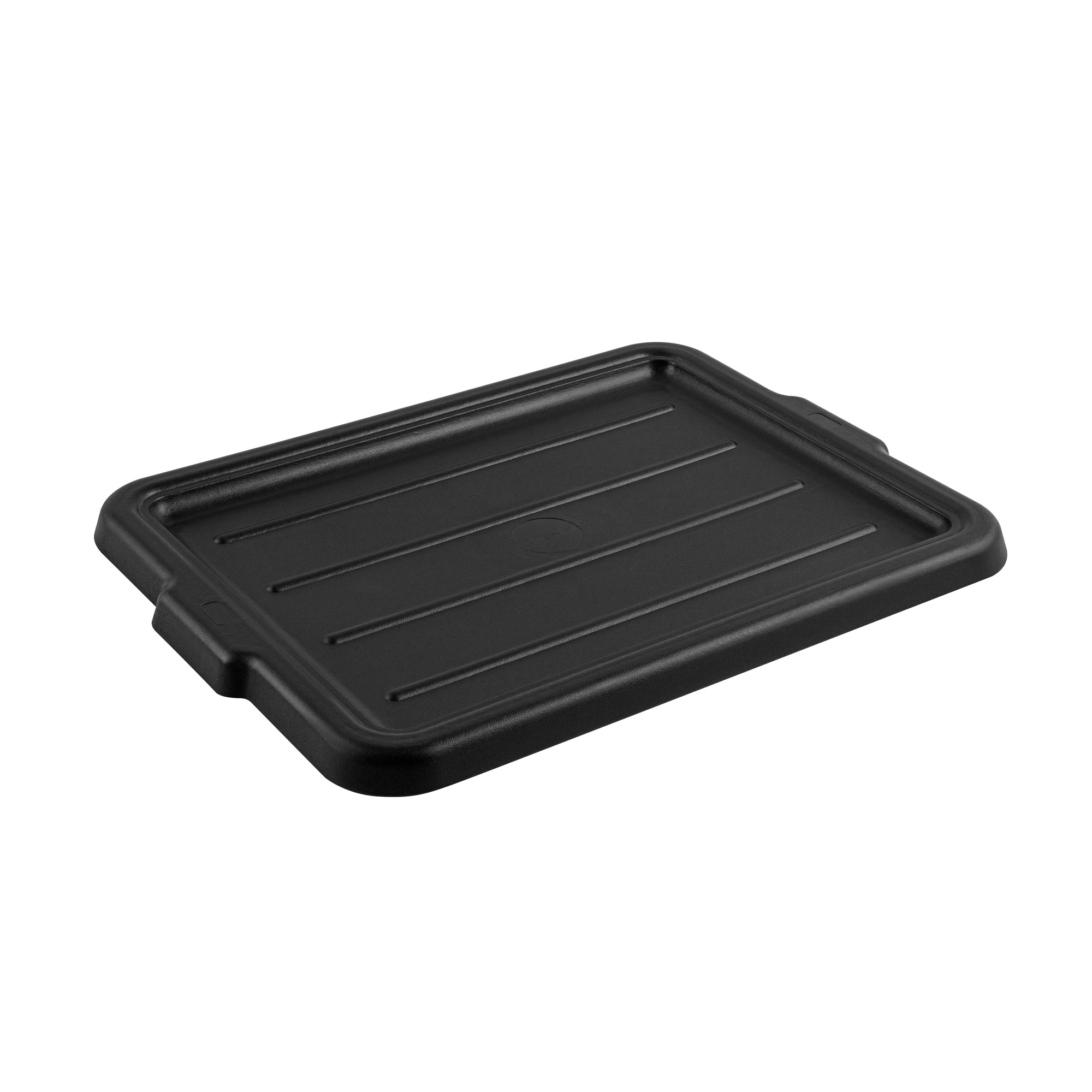 RW Clean Black Plastic Snap-On Lid - Fits Easy Grip Bus Tub - 23 1/4" x 17" x 1" - 1 count box