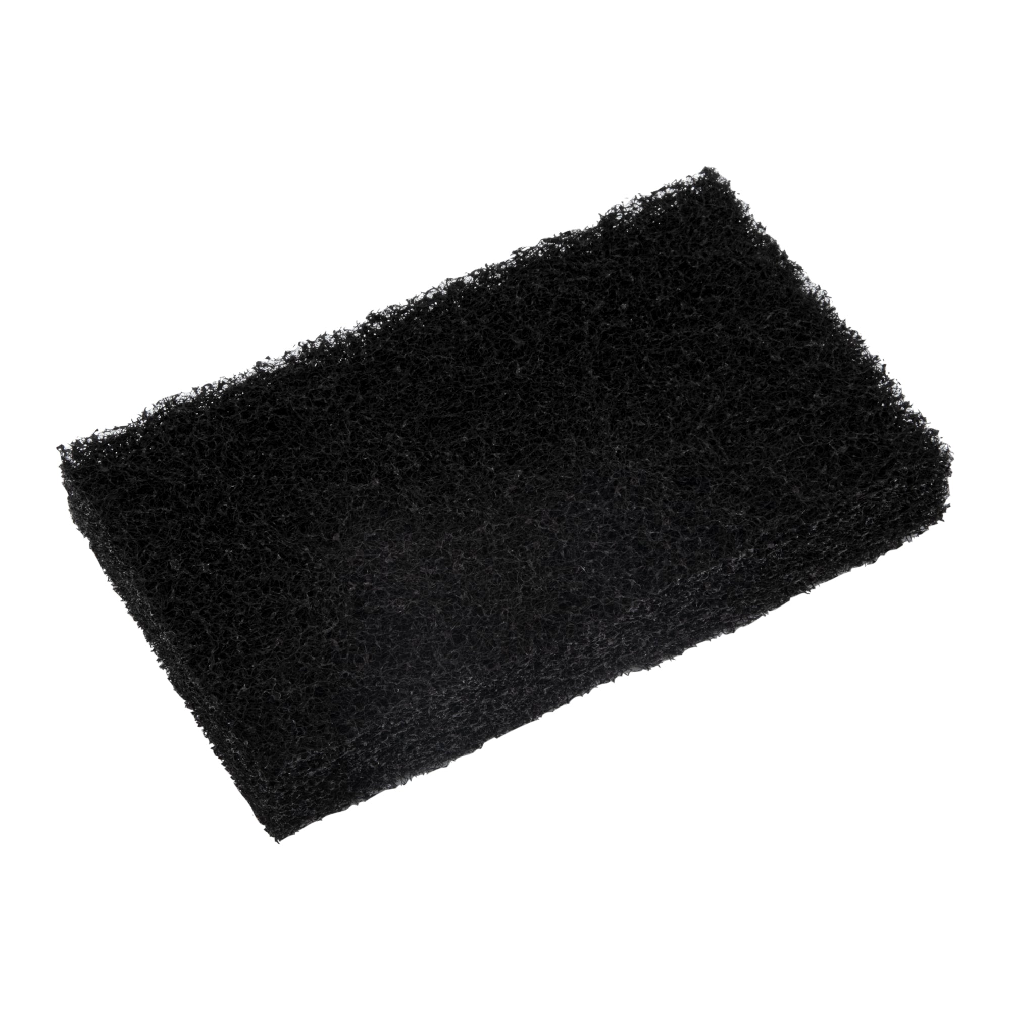 RW Clean Black Heavy-Duty Scouring Pad - Multi-Purpose - 6" x 3 1/2" x 1" - 10 count box