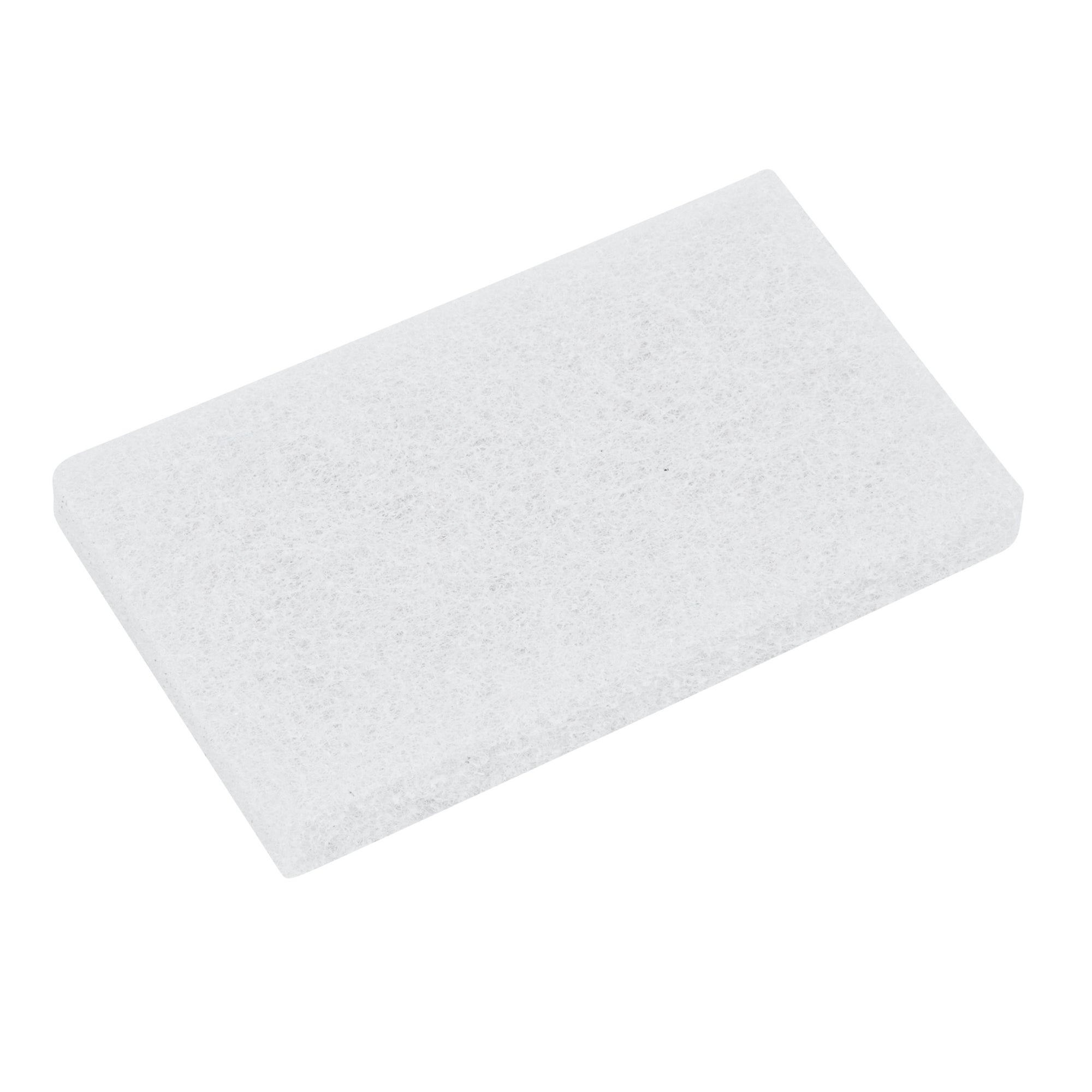 RW Clean White Scouring Pad - Multi-Purpose, Light Duty - 6" x 3 1/2" x 1" - 10 count box