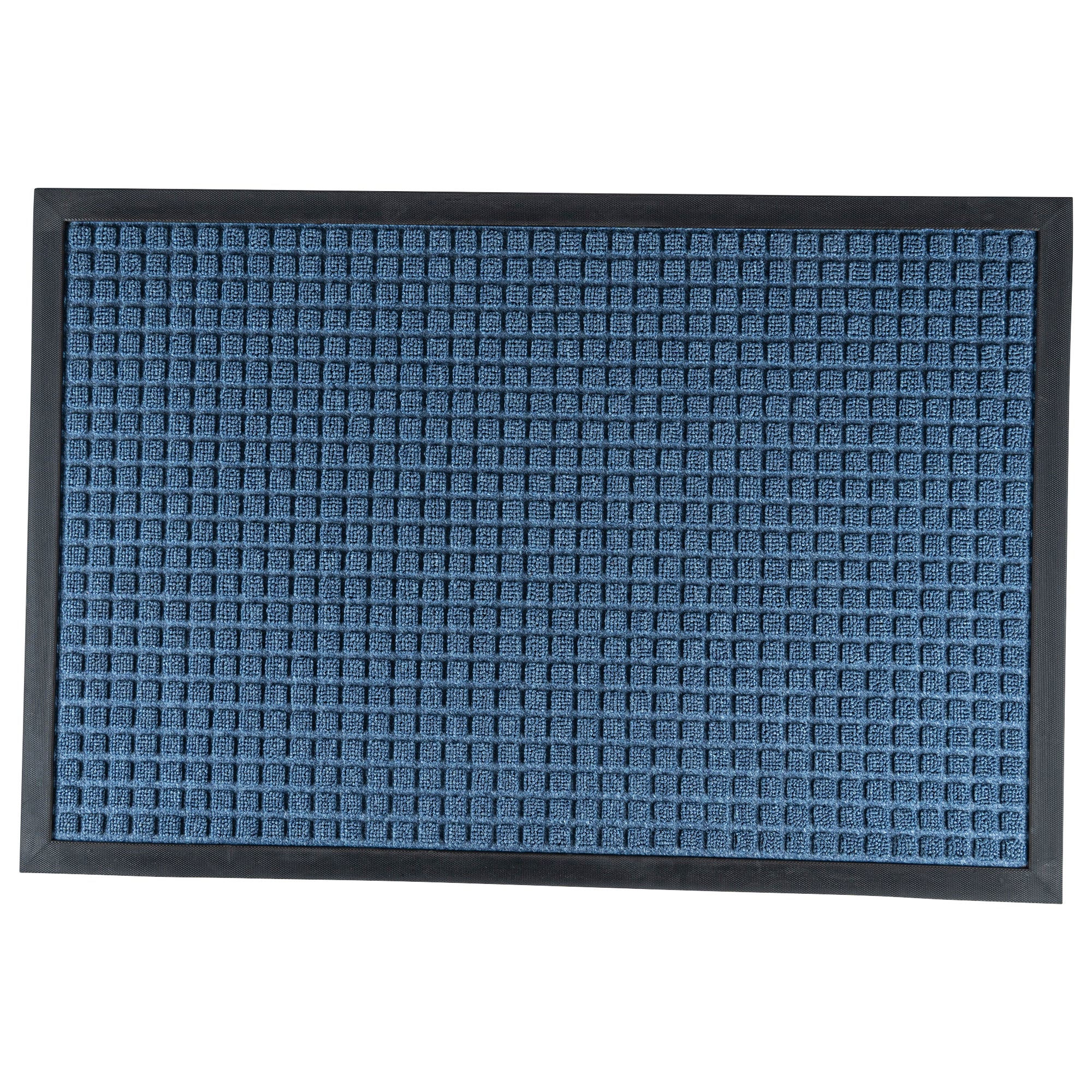 Comfy Feet Light Blue Heavy-Duty Carpet Floor Mat - Waffle - 36" x 24" - 1 count box