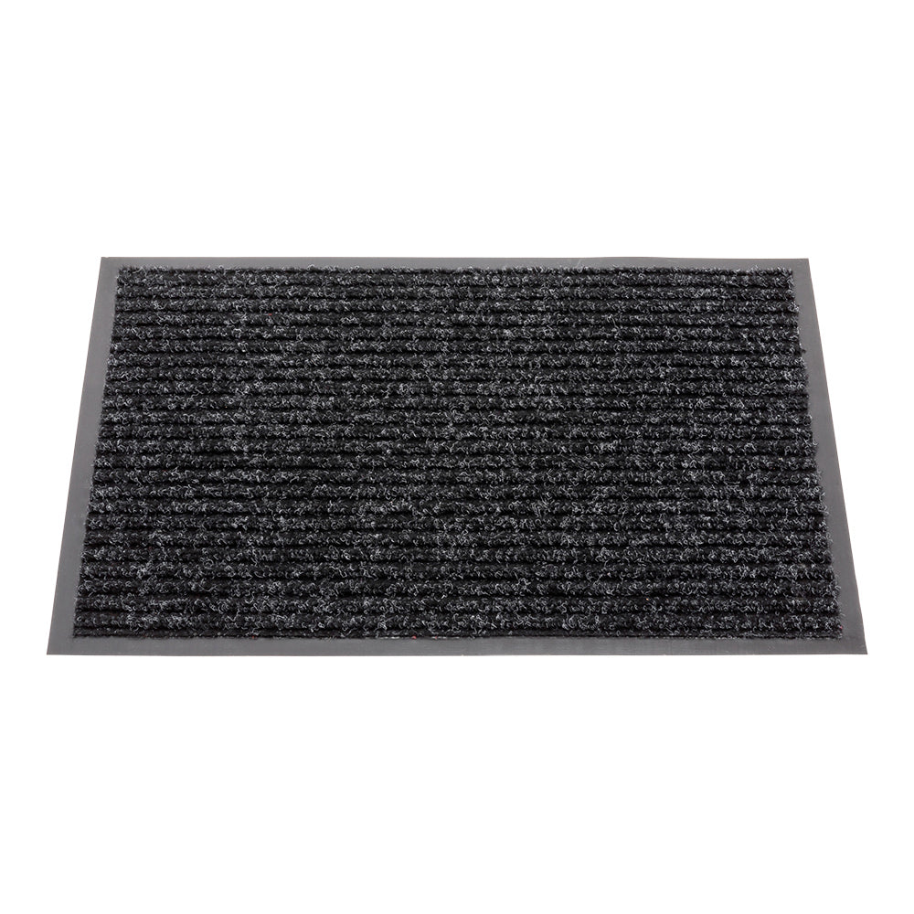 Comfy Feet Black Carpet Floor Mat - Ribbed - 36" x 24" - 1 count box