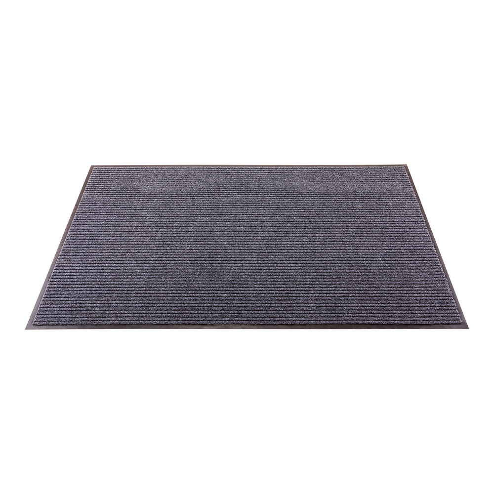 Comfy Feet Gray Carpet Floor Mat - Ribbed - 60" x 36" - 1 count box