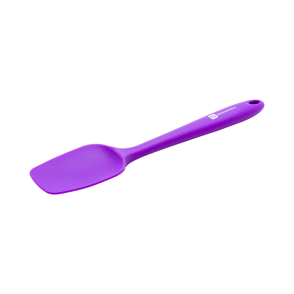 Purple Silicone Spatula - Spoon-Shaped - 10 1/2" - 1 count box