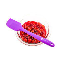 Purple Silicone Spatula - Flat - 10 1/2