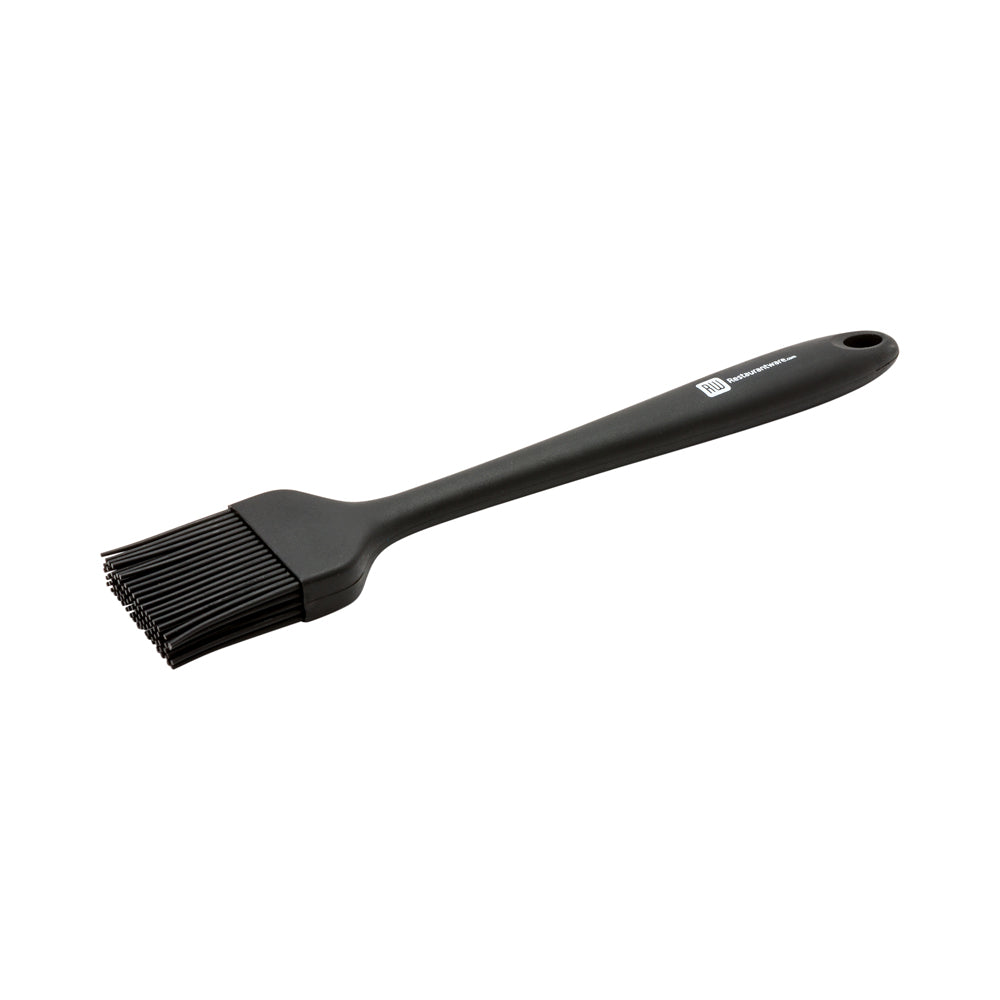 Black Silicone Pastry and Basting Brush - 10 1/4" x 1 3/4" x 3/4" - 1 count box